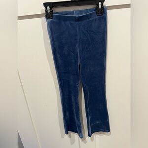 Tea Collection Navy Velour Flare Leggings